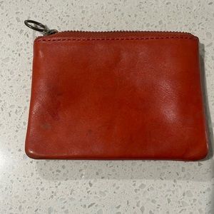 Madewell Leather Pocket Pouch Wallet